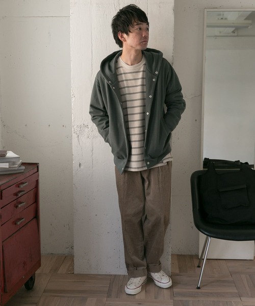 URBAN RESEARCH DOORS（アーバンリサーチドアーズ）の「【一部WEB限定カラー】裏毛スナップパーカー（トップス）」