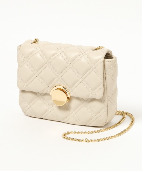 Heather(ヘザー)の「キルティングミニショルダー 919958(ショルダーバッグ・レディース・ホワイト/ブラック/キャメル・ONE SIZE)」の12枚目の写真