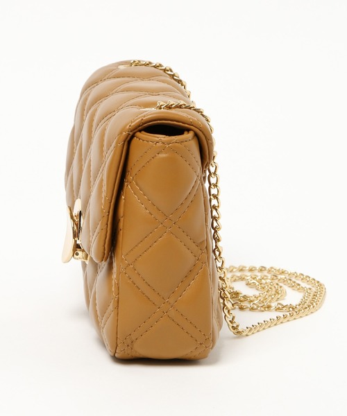 Heather(ヘザー)の「キルティングミニショルダー 919958(ショルダーバッグ・レディース・ホワイト/ブラック/キャメル・ONE SIZE)」の4枚目の写真