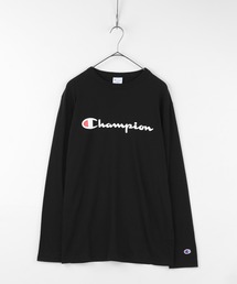 【Champion/チャンピオン】 Long Sleeve T ロゴ クルーネック ロンT/長袖Tシャツ