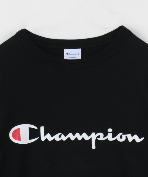 Champion(チャンピオン)の「【Champion/チャンピオン】 Long Sleeve T ロゴ クルーネック ロンT/長袖Tシャツ(Tシャツ/カットソー・メンズ・ホワイト/ブラック/グレー・M/XL/L)」の9枚目の写真