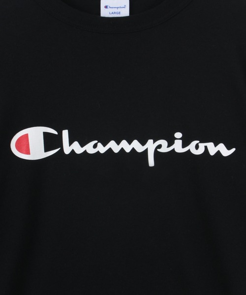 Champion(チャンピオン)の「【Champion/チャンピオン】 Long Sleeve T ロゴ クルーネック ロンT/長袖Tシャツ(Tシャツ/カットソー・メンズ・ホワイト/ブラック/グレー・M/XL/L)」の10枚目の写真