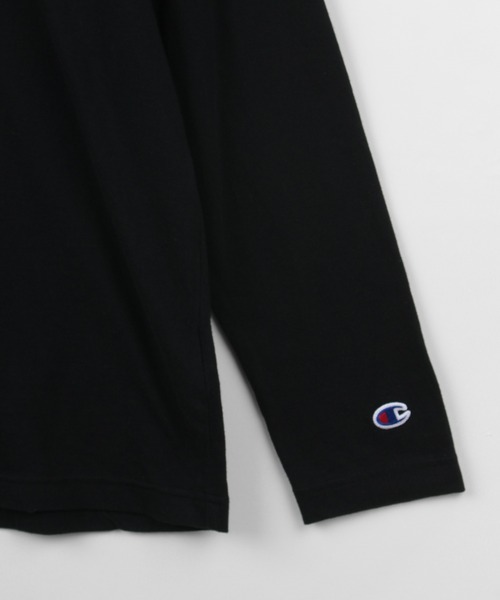 Champion(チャンピオン)の「【Champion/チャンピオン】 Long Sleeve T ロゴ クルーネック ロンT/長袖Tシャツ(Tシャツ/カットソー・メンズ・ホワイト/ブラック/グレー・M/XL/L)」の11枚目の写真