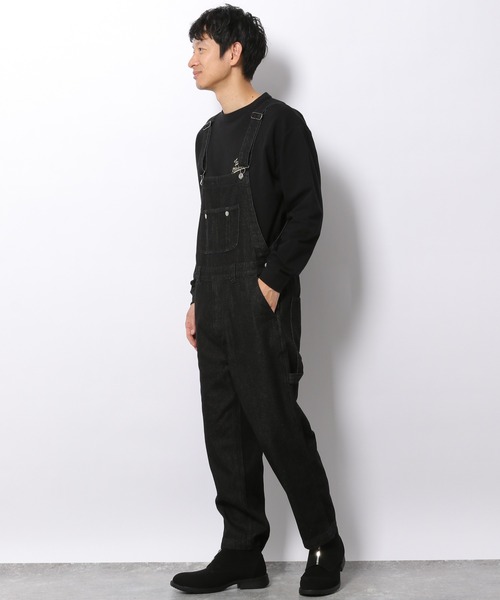 LAKOLE(ラコレ)の「ビブオーバーオール / LAKOLE(サロペット/オーバーオール・メンズ・ブラック/ネイビー/アイボリー・MEDIUM/LARGE)」の18枚目の写真