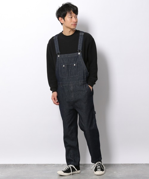 LAKOLE(ラコレ)の「ビブオーバーオール / LAKOLE(サロペット/オーバーオール・メンズ・ブラック/ネイビー/アイボリー・MEDIUM/LARGE)」の4枚目の写真