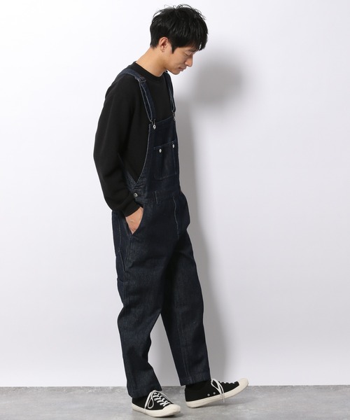 LAKOLE(ラコレ)の「ビブオーバーオール / LAKOLE(サロペット/オーバーオール・メンズ・ブラック/ネイビー/アイボリー・MEDIUM/LARGE)」の7枚目の写真