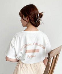 SLURR | カレッジプリントクルーネックビッグTシャツ(Tシャツ/カットソー)