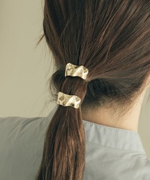 SMELLY | シワメタルヘアカフセット(ヘアゴム)