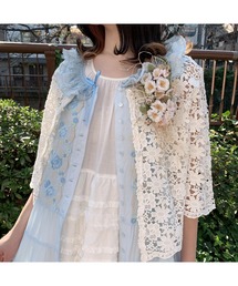 PINK HOUSE（ピンクハウス）の「ローズレース使いワンピース