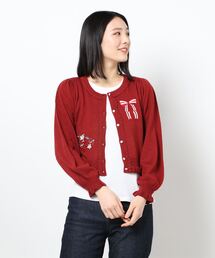 axes femme | ベリーズピクニックニットＣＤ(カーディガン/ボレロ)