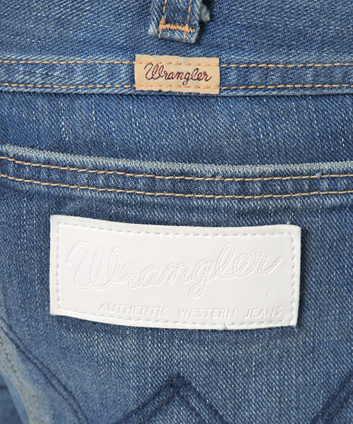 X-girl（エックスガール）の「【mini掲載】X-girl×Wrangler TAPERED JEANS（デニムパンツ・レディース・ライトインディゴブルー/インディゴブルー・1/0/2）」の10枚目の写真