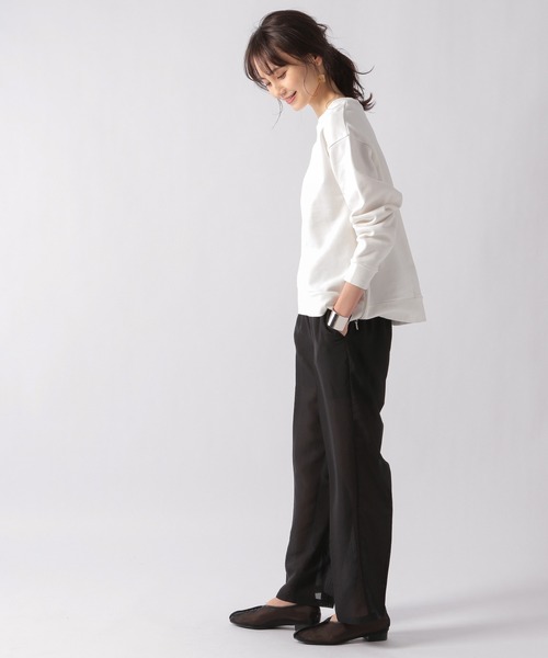 Ezick（エジック）の「ロゴオーバースウェット（スウェット・レディース・ホワイト/ブラック/ピンク・FREE）」の9枚目の写真