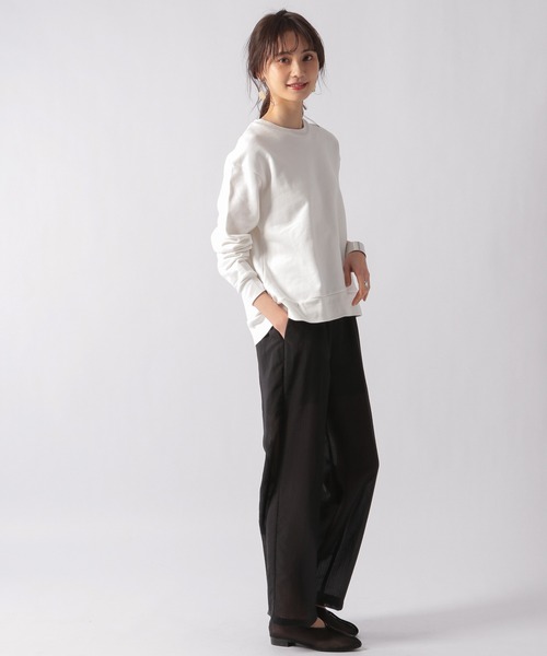 Ezick（エジック）の「ロゴオーバースウェット（スウェット・レディース・ホワイト/ブラック/ピンク・FREE）」の13枚目の写真