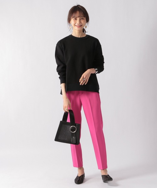 Ezick（エジック）の「ロゴオーバースウェット（スウェット・レディース・ホワイト/ブラック/ピンク・FREE）」の5枚目の写真