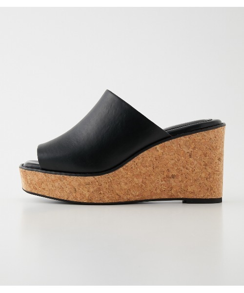 AZUL by moussy（アズールバイマウジー）の「CORK WEDGE SANDALS/コルクウェッジサンダル（サンダル・レディース・ブラック/グレー系その他/シルバー・SMALL/MEDIUM/LARGE）」の16枚目の写真