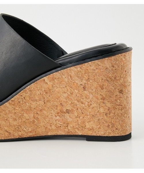 AZUL by moussy（アズールバイマウジー）の「CORK WEDGE SANDALS/コルクウェッジサンダル（サンダル・レディース・ブラック/グレー系その他/シルバー・SMALL/MEDIUM/LARGE）」の10枚目の写真
