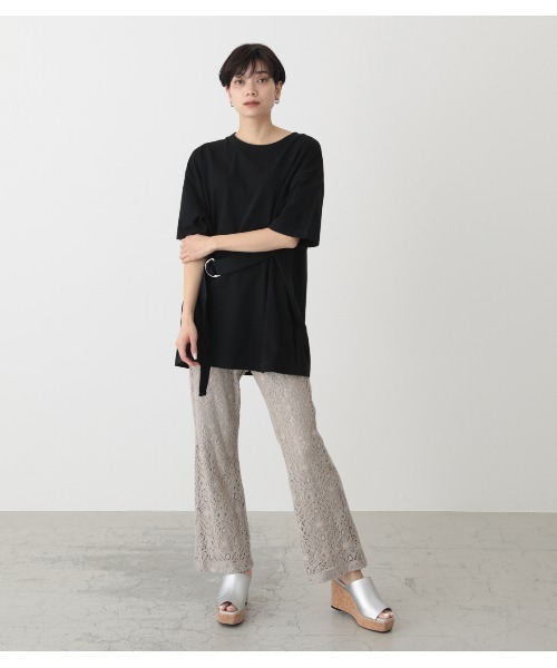 AZUL by moussy（アズールバイマウジー）の「CORK WEDGE SANDALS/コルクウェッジサンダル（サンダル・レディース・ブラック/グレー系その他/シルバー・SMALL/MEDIUM/LARGE）」の6枚目の写真