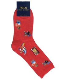 POLO RALPH LAUREN | POLO RALPH LAUREN レディース 日本製 綿麻混 ビーチベア クルーソックス 03207115(ソックス/靴下)