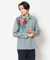 BOHEMIANS/ボヘミアンズ　COL CH GARDEN PATCH A OPEN L/S SHIRTS