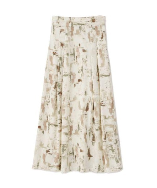 N.(N. Natural Beauty Basic)(エヌエヌナチュラルビューティーベーシック)の「【S Size Line】◆ブラッシュプリントマキシスカート(スカート・レディース・グレー系/ベージュ系・SMALL/MEDIUM)」の17枚目の写真