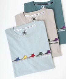 CONVERSE（コンバース）の「CONVERS◆ハイカットスニーカー刺繍 半袖Tシャツ（Tシャツ/カットソー・メンズ）」