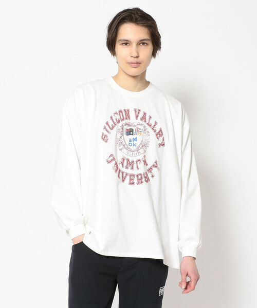 ROYAL FLASH（ロイヤルフラッシュ）の「amok /アモク/別注 SILICON VALLEY LS カットソー（Tシャツ/カットソー・メンズ・イエロー/ホワイト/オレンジ・FREE）」の2枚目の写真