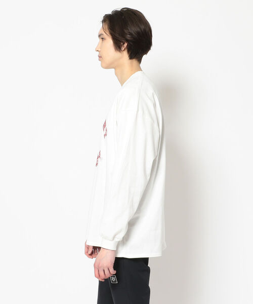 ROYAL FLASH（ロイヤルフラッシュ）の「amok /アモク/別注 SILICON VALLEY LS カットソー（Tシャツ/カットソー・メンズ・イエロー/ホワイト/オレンジ・FREE）」の4枚目の写真