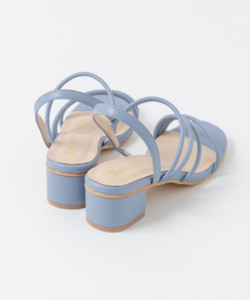 Rewde（ルゥデ）の「細ストラップサンダル（1R18-SA04）（サンダル・レディース・ブルー/キャメル/ブラック/ホワイト・S/L/M/LL）」の17枚目の写真