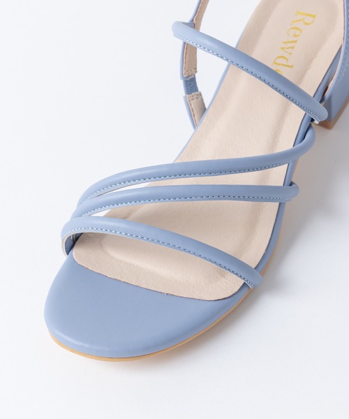Rewde（ルゥデ）の「細ストラップサンダル（1R18-SA04）（サンダル・レディース・ブルー/キャメル/ブラック/ホワイト・S/L/M/LL）」の19枚目の写真