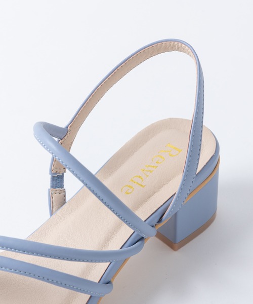 Rewde（ルゥデ）の「細ストラップサンダル（1R18-SA04）（サンダル・レディース・ブルー/キャメル/ブラック/ホワイト・S/L/M/LL）」の10枚目の写真