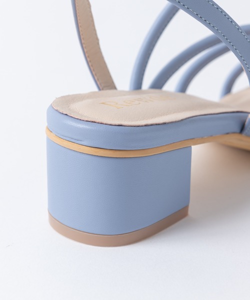 Rewde（ルゥデ）の「細ストラップサンダル（1R18-SA04）（サンダル・レディース・ブルー/キャメル/ブラック/ホワイト・S/L/M/LL）」の15枚目の写真