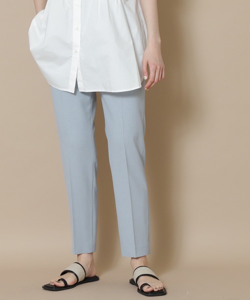 N.（N. Natural Beauty Basic）（エヌエヌナチュラルビューティーベーシック）の「【S Size Line】◆ドライタッチテーパードパンツ（その他パンツ・レディース・ブルー/ネイビー/ベージュ/オフホワイト/グリーン・SMALL/MEDIUM）」の10枚目の写真