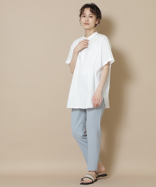 N.（N. Natural Beauty Basic）（エヌエヌナチュラルビューティーベーシック）の「【S Size Line】◆ドライタッチテーパードパンツ（その他パンツ・レディース・ブルー/ネイビー/ベージュ/オフホワイト/グリーン・SMALL/MEDIUM）」の11枚目の写真