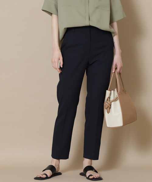 N.（N. Natural Beauty Basic）（エヌエヌナチュラルビューティーベーシック）の「【S Size Line】◆ドライタッチテーパードパンツ（その他パンツ・レディース・ブルー/ネイビー/ベージュ/オフホワイト/グリーン・SMALL/MEDIUM）」の7枚目の写真