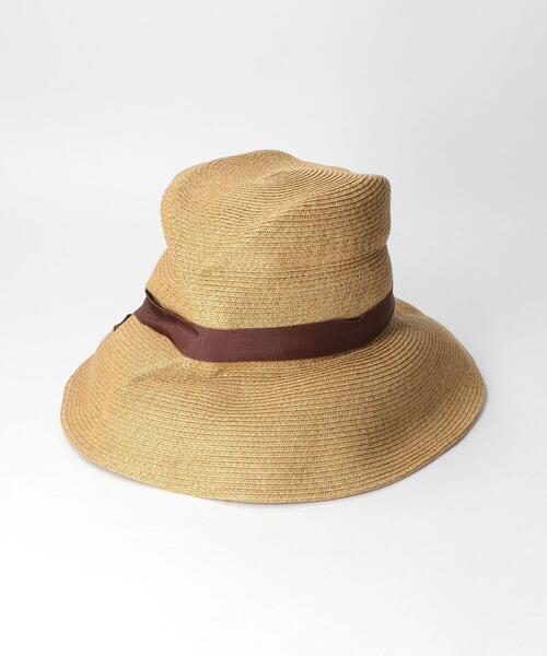 BEAUTY&YOUTH UNITED ARROWS（ビューティーアンドユースユナイテッドアローズ）の「BY ペーパーホールドリボンハット（ハット・レディース・ブラック/ベージュ/ブラウン・FREE）」の8枚目の写真