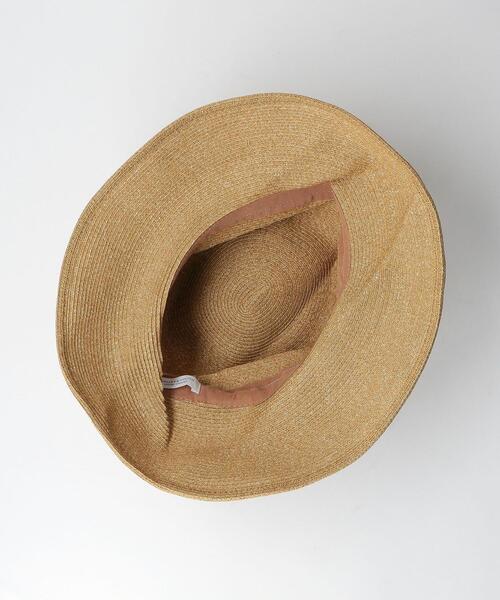 BEAUTY&YOUTH UNITED ARROWS（ビューティーアンドユースユナイテッドアローズ）の「BY ペーパーホールドリボンハット（ハット・レディース・ブラック/ベージュ/ブラウン・FREE）」の5枚目の写真