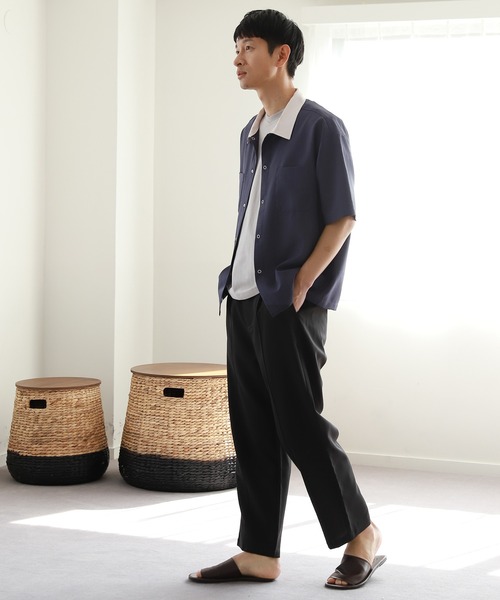 LAKOLE（ラコレ）の「ドライポリワイドパンツ / 939178（その他パンツ・メンズ・ブラック/モカ/ベージュ/ネイビー・SMALL/MEDIUM/LARGE）」の9枚目の写真