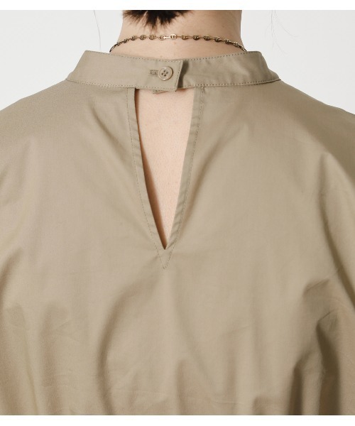 crie conforto（クリーコンフォルト）の「バックポイントウエストギャザーワンピース（ワンピース・レディース・ダークグリーン/ベージュ/ダークネイビー・SMALL/MEDIUM/LARGE）」の13枚目の写真