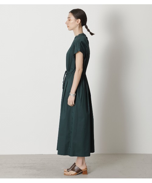 crie conforto（クリーコンフォルト）の「バックポイントウエストギャザーワンピース（ワンピース・レディース・ダークグリーン/ベージュ/ダークネイビー・SMALL/MEDIUM/LARGE）」の11枚目の写真