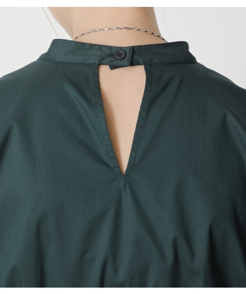 crie conforto（クリーコンフォルト）の「バックポイントウエストギャザーワンピース（ワンピース・レディース・ダークグリーン/ベージュ/ダークネイビー・SMALL/MEDIUM/LARGE）」の14枚目の写真