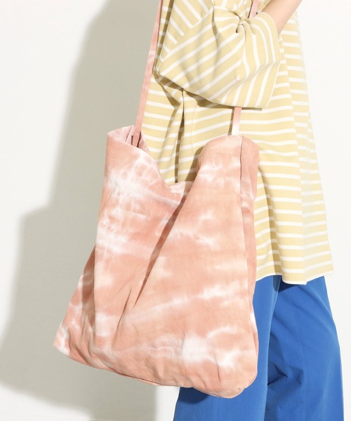 Factor=（ファクターイコール）の「タイダイウォッシュショルダーバッグ（トートバッグ・レディース・オレンジ/カーキ/ブルー・FREE）」の11枚目の写真