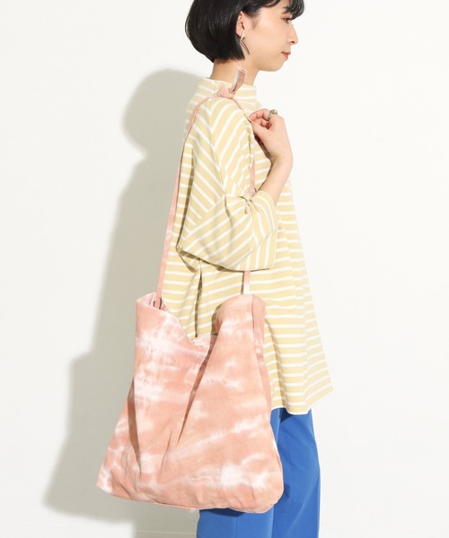 Factor=（ファクターイコール）の「タイダイウォッシュショルダーバッグ（トートバッグ・レディース・オレンジ/カーキ/ブルー・FREE）」の10枚目の写真