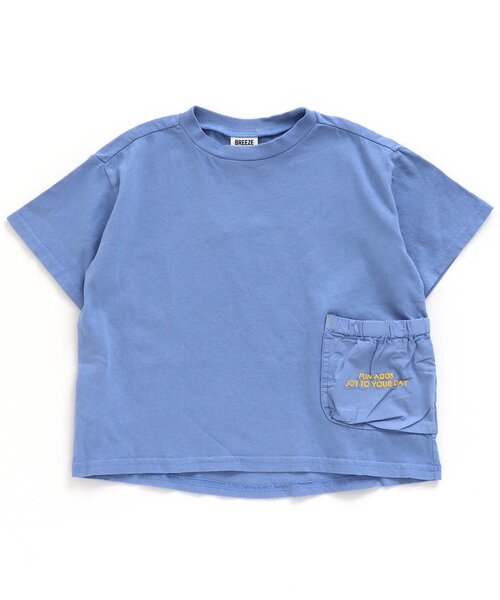 BREEZE(ブリーズ)の「/ガーメントダイTシャツ(Tシャツ/カットソー・キッズ・チャコール/ピンク/ライム/ブルー・90/130/140/150/100/110/120)」の3枚目の写真