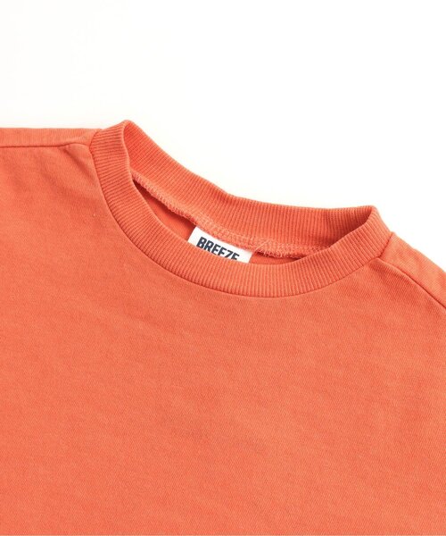 BREEZE(ブリーズ)の「/ガーメントダイTシャツ(Tシャツ/カットソー・キッズ・チャコール/ピンク/ライム/ブルー・90/130/140/150/100/110/120)」の9枚目の写真