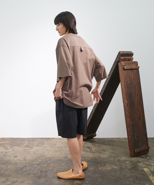 Dulcamara（ドゥルカマラ）の「【SUMMER ITEM】 チノチノセンタープレスショートPT（チノパンツ・メンズ・ブラック/ブルー/ライトベージュ・1/0）」の10枚目の写真