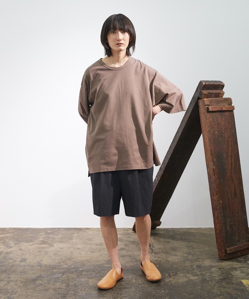 Dulcamara（ドゥルカマラ）の「【SUMMER ITEM】 チノチノセンタープレスショートPT（チノパンツ・メンズ・ブラック/ブルー/ライトベージュ・1/0）」の9枚目の写真