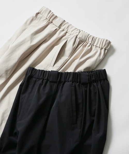 Dulcamara（ドゥルカマラ）の「【SUMMER ITEM】 チノチノセンタープレスショートPT（チノパンツ・メンズ・ブラック/ブルー/ライトベージュ・1/0）」の11枚目の写真