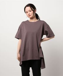 Cepica | バッグZIPイレヘムチュニック(Tシャツ/カットソー)