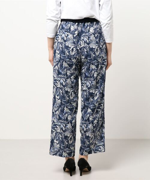 cepo（セポ）の「ネオンボタニカル柄パンツ（その他パンツ・レディース・オフホワイト/ネイビー・M）」の4枚目の写真