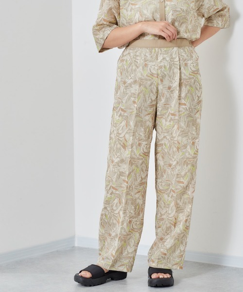 cepo（セポ）の「ネオンボタニカル柄パンツ（その他パンツ・レディース・オフホワイト/ネイビー・M）」の17枚目の写真